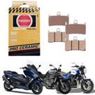 Pastilha Fischer Freio Dianteira Dupla Pro Ceramic Xjr Fz6 Xp T-max