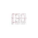 Pastilha Freio 3000 Gt 1992 a 2000 Jurid HQF-4091AC Pastilha Freio 3000 Gt 1992 a 2000 Jurid HQF-4091AC