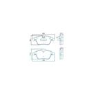 Pastilha Freio A3 Sedan 2003 a 2018 HQJ-2208 Pastilha Freio A3 Sedan 2003 a 2018 HQJ-2208