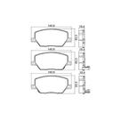 Pastilha Freio Ceramica Dianteira Fiat Toro Jeep Renegade e Compass Cobreq N1774C