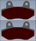 Pastilha Freio Diant Lazer 150 / Comet 250 / Comet 650 / Mirage 250 / TRAS Comet 250 (fabreck)