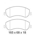 PASTILHA FREIO DIANTEIRA para FORD TRANSIT/ AMAROK 10/ S/SEN PASTILHA FREIO DIANTEIRA para FORD TRANSIT/ AMAROK 10/ S/SEN