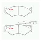 PASTILHA FREIO DIANTEIRA para IVECO 5912 02/ (MED 174,4 x 69 PASTILHA FREIO DIANTEIRA para IVECO 5912 02/ (MED 174,4 x 69