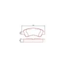Pastilha Freio Dianteiro C3 2012 a 2021 Ferodo HQF-2226C