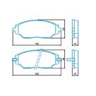 Pastilha Freio Dianteiro Cobalt 2012 a 2016 Jurid HQJ-2299A