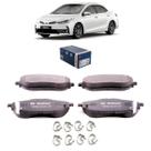 Pastilha Freio Dianteiro Corolla 1.8 2.0 2015-2019 BB1480 Cor:Toyota Corolla 2015 2016 2017 2018 2019