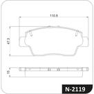 Pastilha Freio Dianteiro Kwid 2019 a 2022 Cobreq N-2119