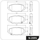 Pastilha Freio Dianteiro Montana 2023 a 2023 Cobreq N-2095