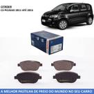 Pastilha freio dianteiro orig bosch citroen c3 picasso 2015