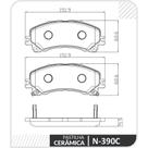 Pastilha Freio Dianteiro S10 2012 a 2017 Cobreq N-390C