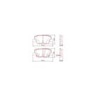 Pastilha Freio Outlander 2014 a 2018 HQF-4128AC