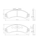 PASTILHA FREIO para BLAZER 4X4 S10 4X4 /05 SISTEMA DELPHI (M