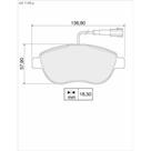 PASTILHA FREIO para STILO 1.2 16V 02/ 1.4 16V 04/ 1.6 1.8 16