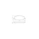 Pastilha Freio Pulse 2021 a 2024 Jurid HQJ-2499