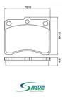 Pastilha Freio Towner Sna806 N-892 Rcpt01160