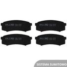 Pastilha Freio Traseiro Hilux Sw4 2005 a 2017 Syl 1392