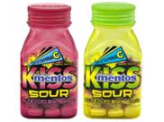 Pastilha Mentos Kiss Sour Limão e Morango Zero - 2 Unid