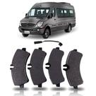 Pastilha traseira com sensor rodado duplo mercedes benz sprinter 515 cdi 2012 a 2019 Pastilha traseira com sensor rodado duplo mercedes benz sprinter 515 cdi 2012 a 2019