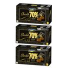 Pastilhas de Chocolate, Montevérgine 70% Cacau, 3 Caixas 70g
