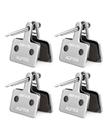 Pastilhas de freio de bicicleta AGPTEK, freio a disco de alto desempenho, 4 pares