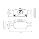 Pastilhas de Freio Dianteira Bosch 0 986 Bb0 771
