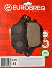 Pastilhas de Freio Eurobreq EBM44 - MT 09 (TRAS) - CB 600 HORNET (0507)(T) - CB 600 HORNET ABS (09)(T) - CB 300 ABS (T)