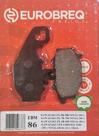Pastilhas de Freio Eurobreq EBM86 KAWASAKI ZX 9R 900 NINJA (94) (D) / ZX 7R 750 / ZX 6R 600