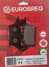 Pastilhas de Freio Eurobreq EBM91 - HONDA CG TITAN 160 - 2018 DIANTEIRA