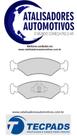 Pastilhas de freio Ford Fiesta 1.0 Supercharger 2002 2003 2004 2005 2006 2007 2008 2009 Original- Tecpads 5818 (SYL1230)