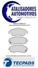 Pastilhas de freio Montana 1.4 8V Combo 2008 2009 2010/ Montana 1.4 8V Arena 2010 ORIGINAL-TECPADS 5186 (SYL1105)