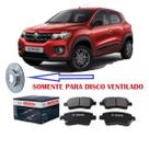 Pastilhas De Freio Original Bosch Kwid 1.0 Disco Ventilado