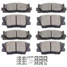 Pastilhas de freio SCITOO D1222 D1212 Ceramic para Lexus ES350