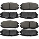 Pastilhas de freio SCITOO D1275 D1125 Dianteira Traseira Chevrolet Equinox