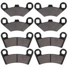 Pastilhas de freio SOLLON para Polaris RZR 800 2008-2014 RZR S 800 Pastilhas de freio SOLLON para Polaris RZR 800 2008-2014 RZR S 800