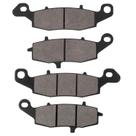 Pastilhas de freio SOLLON semimetálicas para Kawasaki VN900 VN1500 VN1600 VN1700 Pastilhas de freio SOLLON semimetálicas para Kawasaki VN900 VN1500 VN1600 VN1700