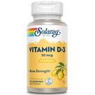 Pastilhas de vitamina D3 SOLARAY 50mcg - 2000 UI de sabor natural de limão