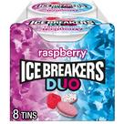 Pastilhas Ice Breakers Duo Framboesa Sem Açúcar 8 unidades
