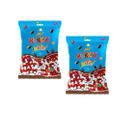 Pastilhas Tipo Confete Branco e Vermelho 2 Pacotes Com 500g