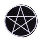 Patch Bordado DIY De Caveira Fantasma Com Listras Estilo Punk Para Roupas E Jaquetas, Acessório