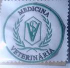 Patch Bordado do Símbolo da Medicina Veterinária - 8 cm x 8 cm