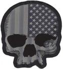Patch bordado Lethal Threat USA Caveira Cinza 11 x 15 cm Patch bordado Lethal Threat USA Caveira Cinza 11 x 15 cm