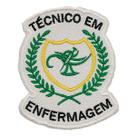 Patch Bordado Técnico Enfermagem Termocolante Aplique 9x7cm