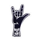 Patch Bordado Termo-adesivo Engraçado Hippie Rock Biker Punk Para Costura Em Roupas
