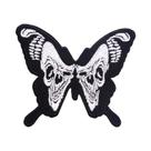 Patch Bordado Termo-adesivo Engraçado Hippie Rock Biker Punk Para Costura Em Roupas