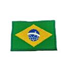 Patch Bordado Termocolante BANDEIRA Brasil Patch Bordado Termocolante BANDEIRA Brasil