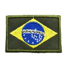 Patch Bordado Termocolante BANDEIRA Brasil Patch Bordado Termocolante BANDEIRA Brasil