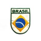 Patch Bordado Termocolante BANDEIRA Brasil Patch Bordado Termocolante BANDEIRA Brasil
