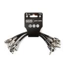 Patch Cable MXR 15 cm, pacote com 3 unidades, cobre isento de oxigênio de 20 AWG