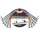 Patch Cables JOYO CM-05 para pedal de efeito de baixo, 37 cm, 6 unidades