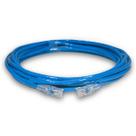 Patch Cord Cabo de Rede CAT5e 5 Metros 5m Azul UTP Ethernet Crimpado Pronto Patch Cord Cabo de Rede CAT5e 5 Metros 5m Azul UTP Ethernet Crimpado Pronto